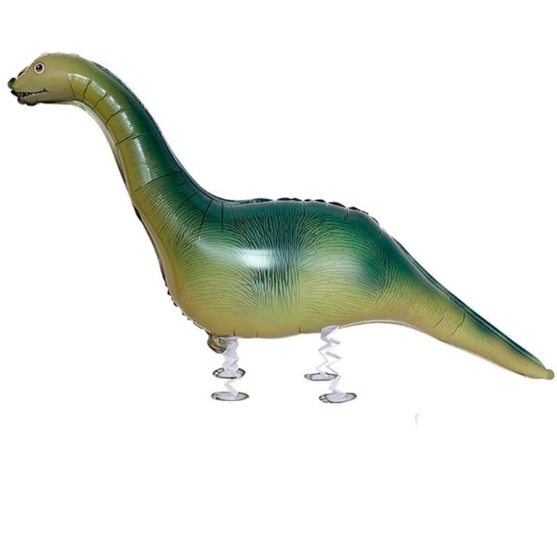 Balon din Folie Metalizata, Flippy, Figurina Animata, Model Dinozaur cu Ou, 113x49 cm, Ambalaj Individual, Pai Inclus
