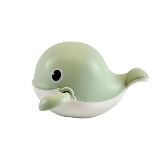 Jucarie pentru baie pentru copii, Flippy, balena verde, Resigilat
