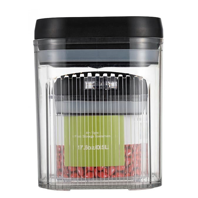 Cutii de Depozitare Alimente, Flippy, Set din 2 Cutii de Tip Container de 0.5 si 1.3 l, Recipiente pentru Cereale in
