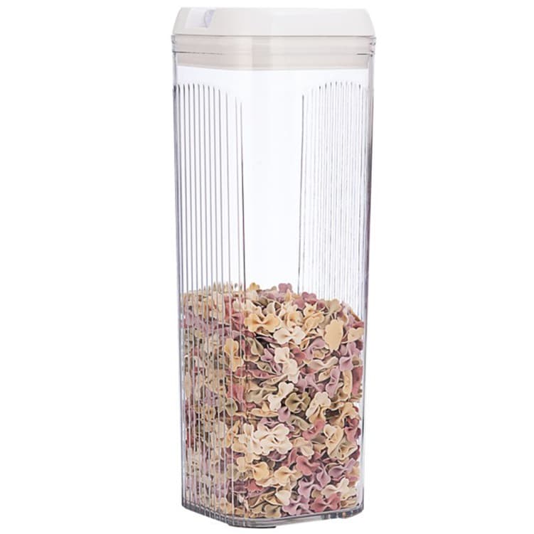 Cutie de Depozitare Alimente, Flippy, Cutie de Tip Container, 3.7L, 12.5x12.5x36.5 cm, Recipiente pentru Cereale in