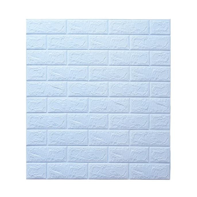 Set 10 Placi de Tapet, Flippy, Autoadezive, 70 x 77 cm, 3.5 mm Grosime, Suprafata Acoperita 5.3 mp, din PVC, Model Caramida