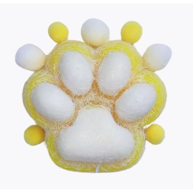 Jucarie Interactiva Squishy, Flippy, Model Cat Paw, Squeeze Pinch Family, Revenire Lenta, din TPR, +3 Ani, 7.5 cm, Textura