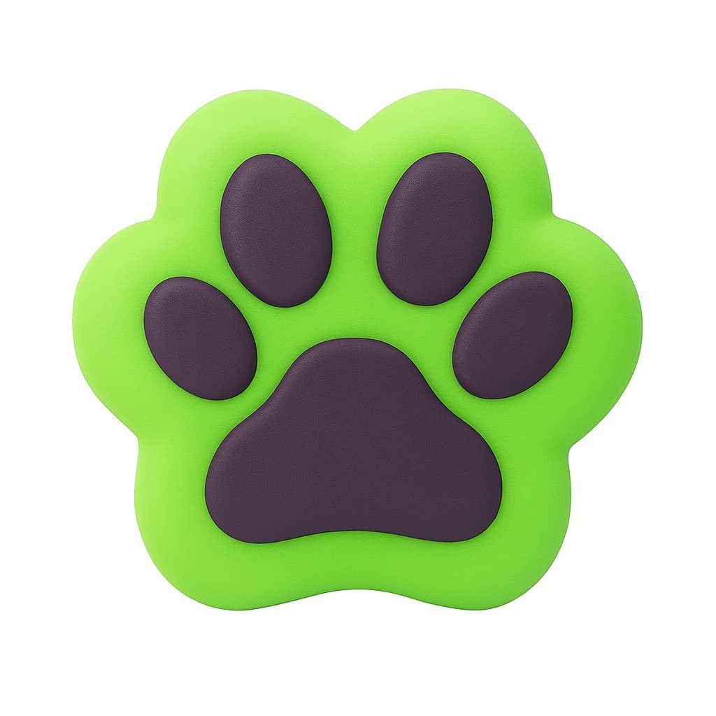Jucarie Antistres Squishy, Flippy, Revenire Lenta, Model Labuta de Pisica, Squishy, BIG 12.5 x 10.5 cm, 220 g, Model 15, Verde Negru