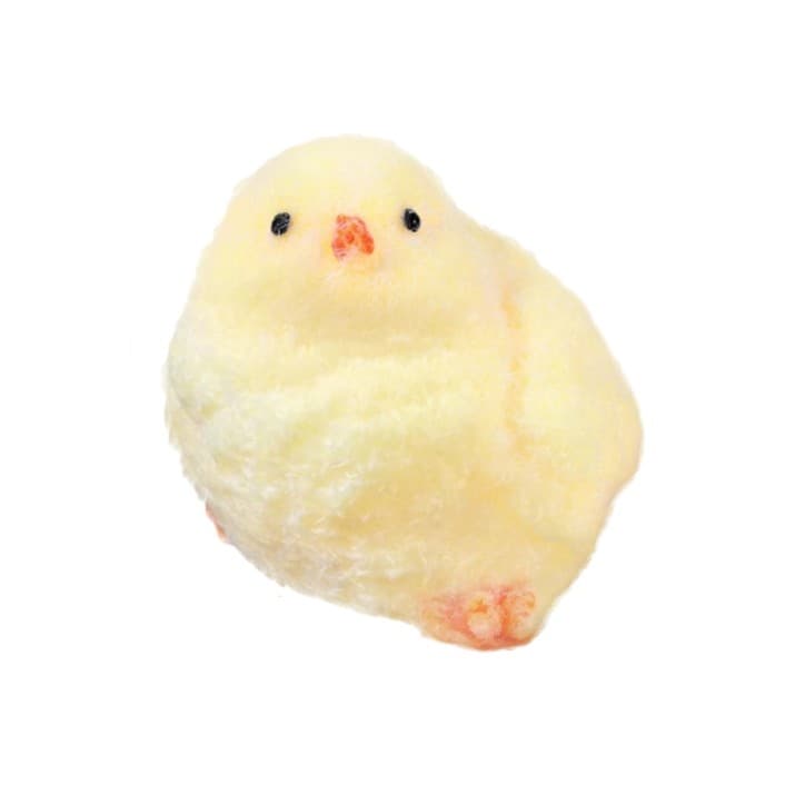 Jucarie Antistres Squishy, Flippy, cu Revenire Lenta, Model Puisor, Ambalaj Transparent, Galben