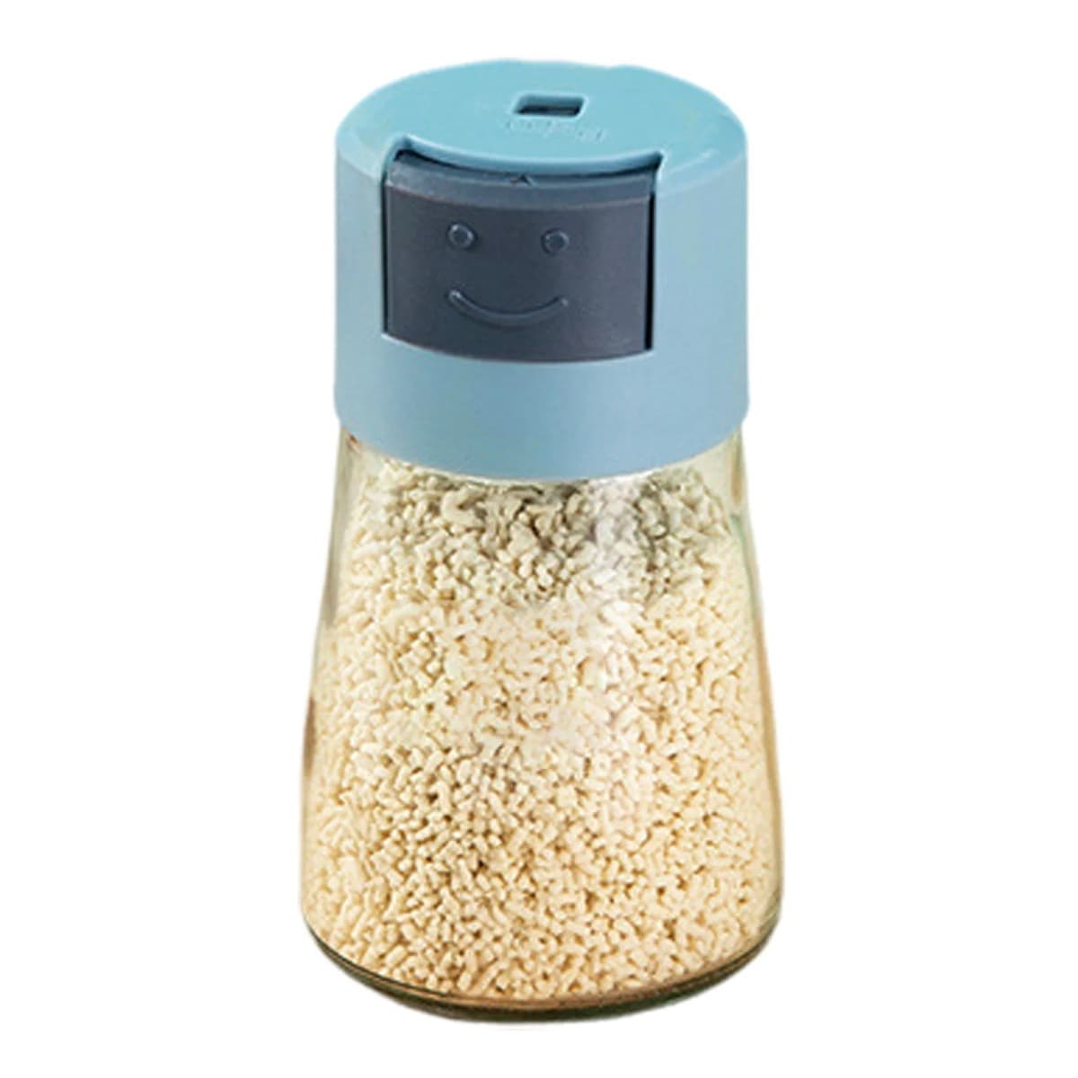 Dozator Condimente, Flippy, din Stilca, 180 ml, Rezistenta la Umidiate, 11.3 x 6.4 cm, Masura 5g, Albastru