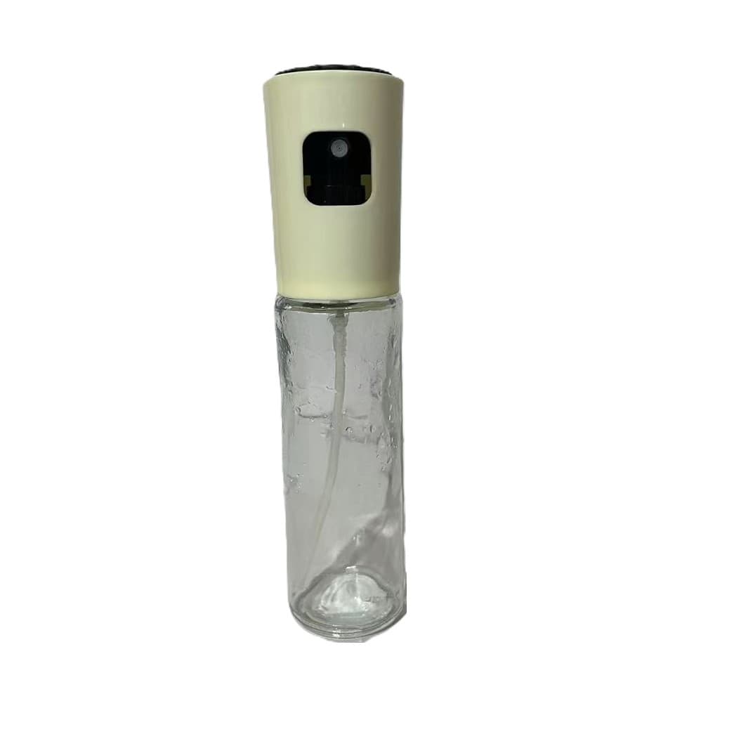 Pulverizator Ulei, Otet, Flippy, din Sticla, 100 ml, Reincarcabil, 18.3 x 4.3 cm, Masura 90 ml, Capac Mat, Alb