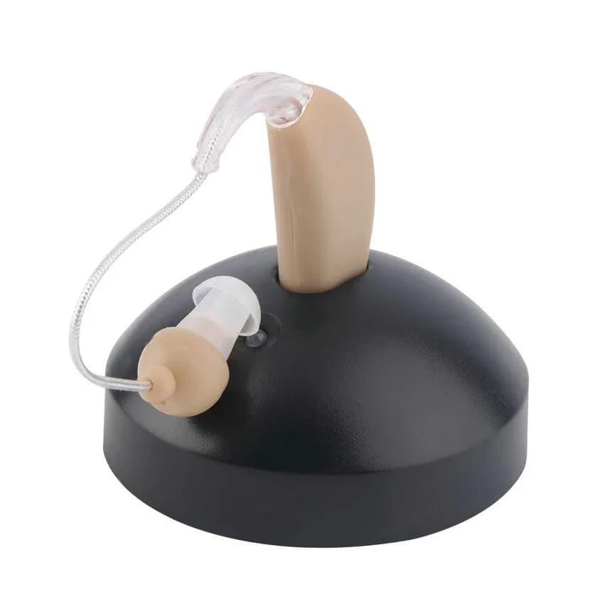 Aparat Auditiv BTE Reincarcabil, Flippy, JZ-1088F, Aparat Auditiv Auxiliar cu Statie de Incarcare, In EAR, Amplificator de