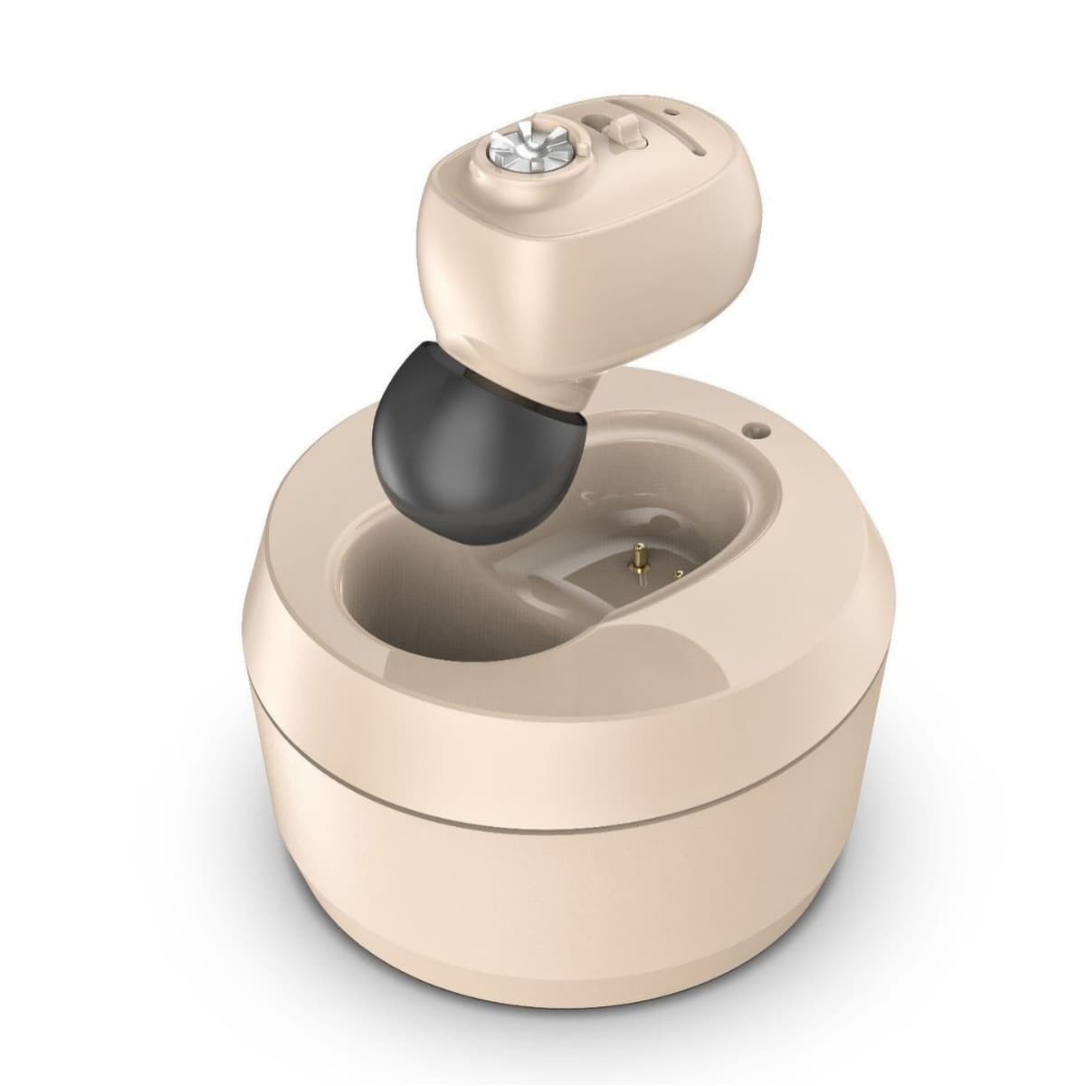 Aparat Auditiv Intraauricular In-Ear, Flippy, Amplificator de sunet pentru Auz, Minuscul Design Nou, 14 x 10 x 3.8 cm, 116