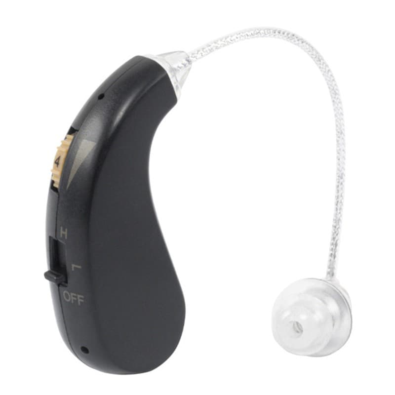 Aparat auditiv retroauricular BTE Reincarcabil, Flippy, Set 2 bucati Stinga Dreapta, Standard European, Aparat auditiv Cu