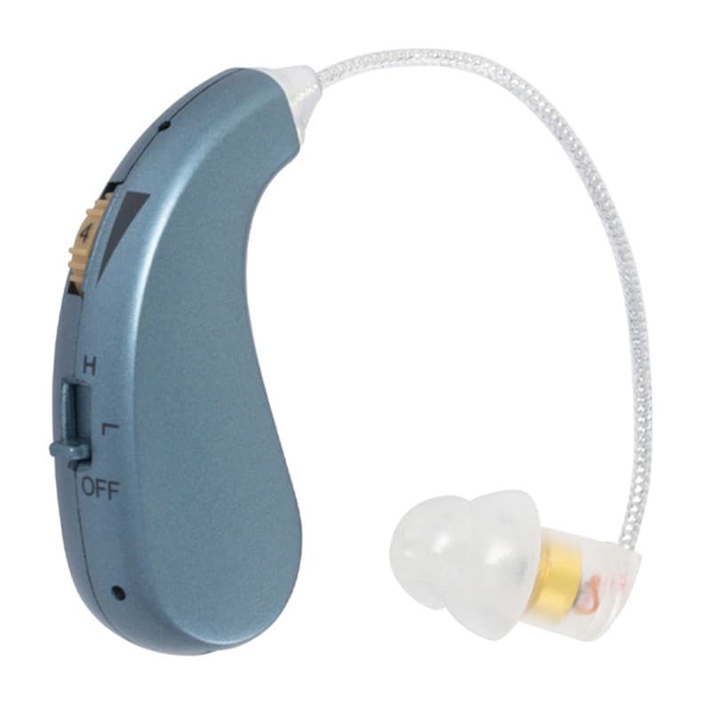 Aparat auditiv retroauricular BTE Reincarcabil, Flippy, Set 2 bucati Stinga Dreapta, Standard European, Aparat auditiv Cu