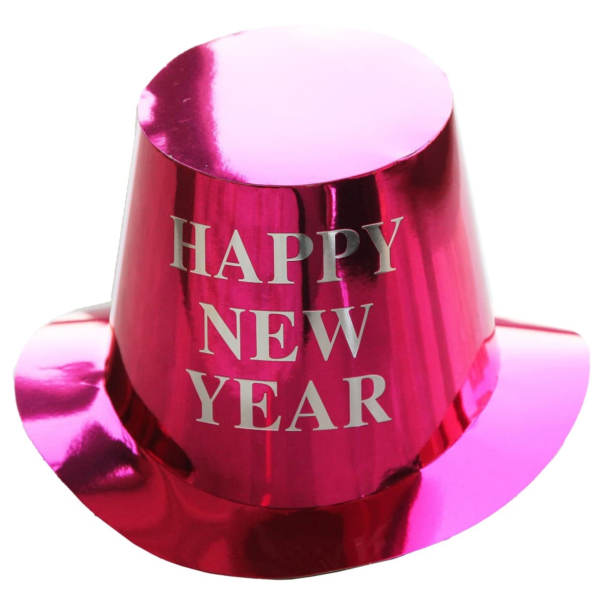 Palarie Happy New Year pentru Revelion, Flippy, Palarie Festiva de Anul Nou, Palarie Magica din Hartie, 29 x 25 x 15.5 cm
