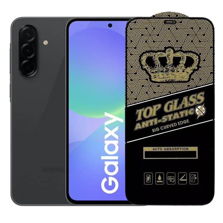 Folie Sticla Securizata pentru Samsung A36, Flippy, Sticla ESD Antistatic, Sticla de Protectie pentru Samsung Galaxy A36, Margini negre, Transparent