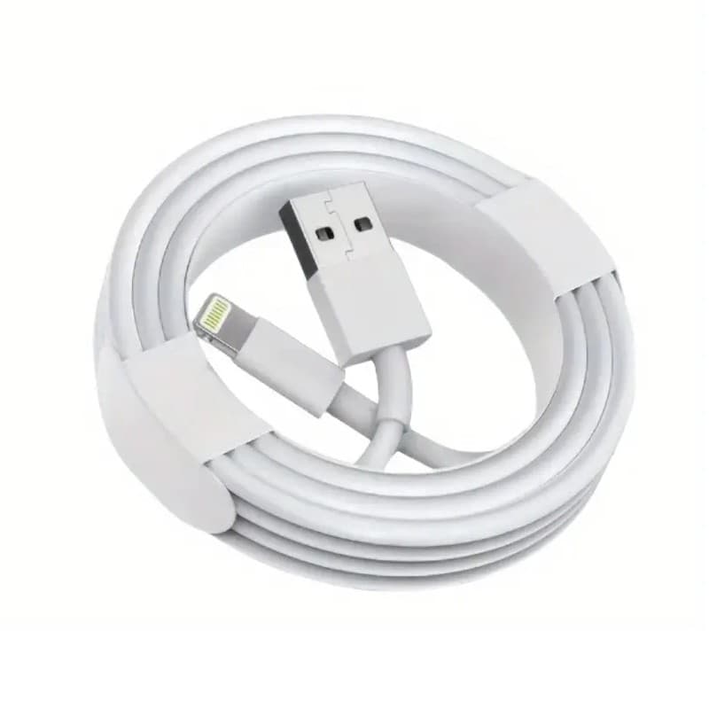 Cablu de Date Fast Charging, Flippy, port USB-B Compatibil cu iPhone cu porturi de tip Lightning, pentru Incarcare rapida 2A, Lungime 2M, Alb