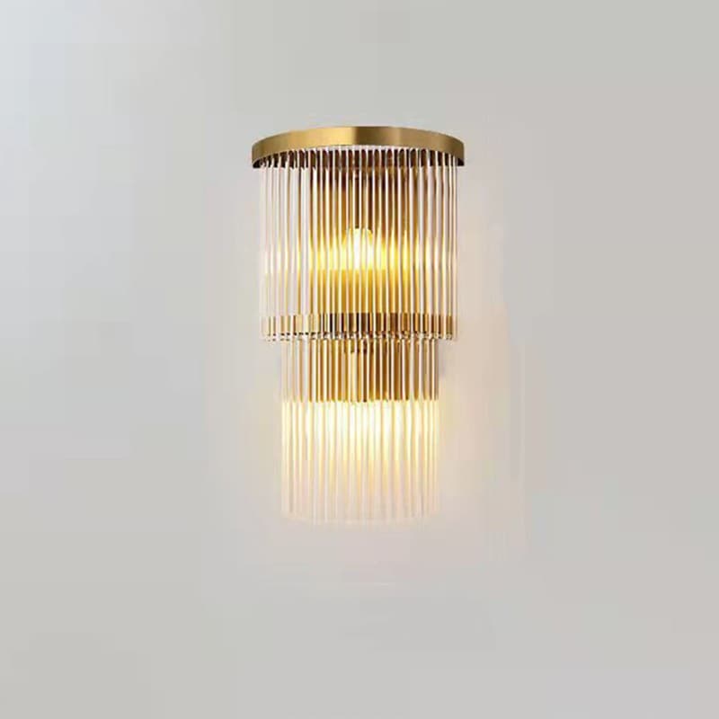 Lampa de Perete in Interior, Flippy, Lampa de Lux pentru Decor de Interior, Corp de Iluminat Tip aplica, din Inox Auriu si