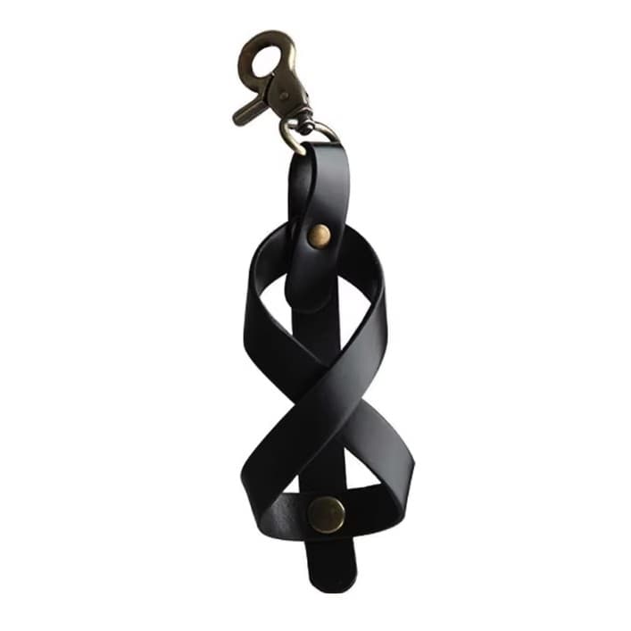 Husa pentru Kendama, Flippy, Husa de Depozitare pentru Kendama, din Piele Ecologica, Catarama cu Agatare pentru Transportare, Model Breloc 8, 12 x 6