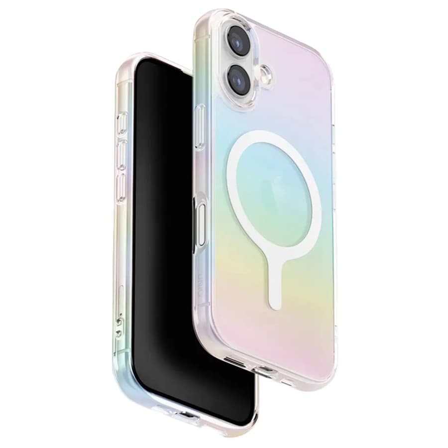 Husa Telefon, Flippy, Compatibila iPhone 17, Model Cameleon, Magsafe, Schimbare Gradient de Culoare din Unghiuri Diferite