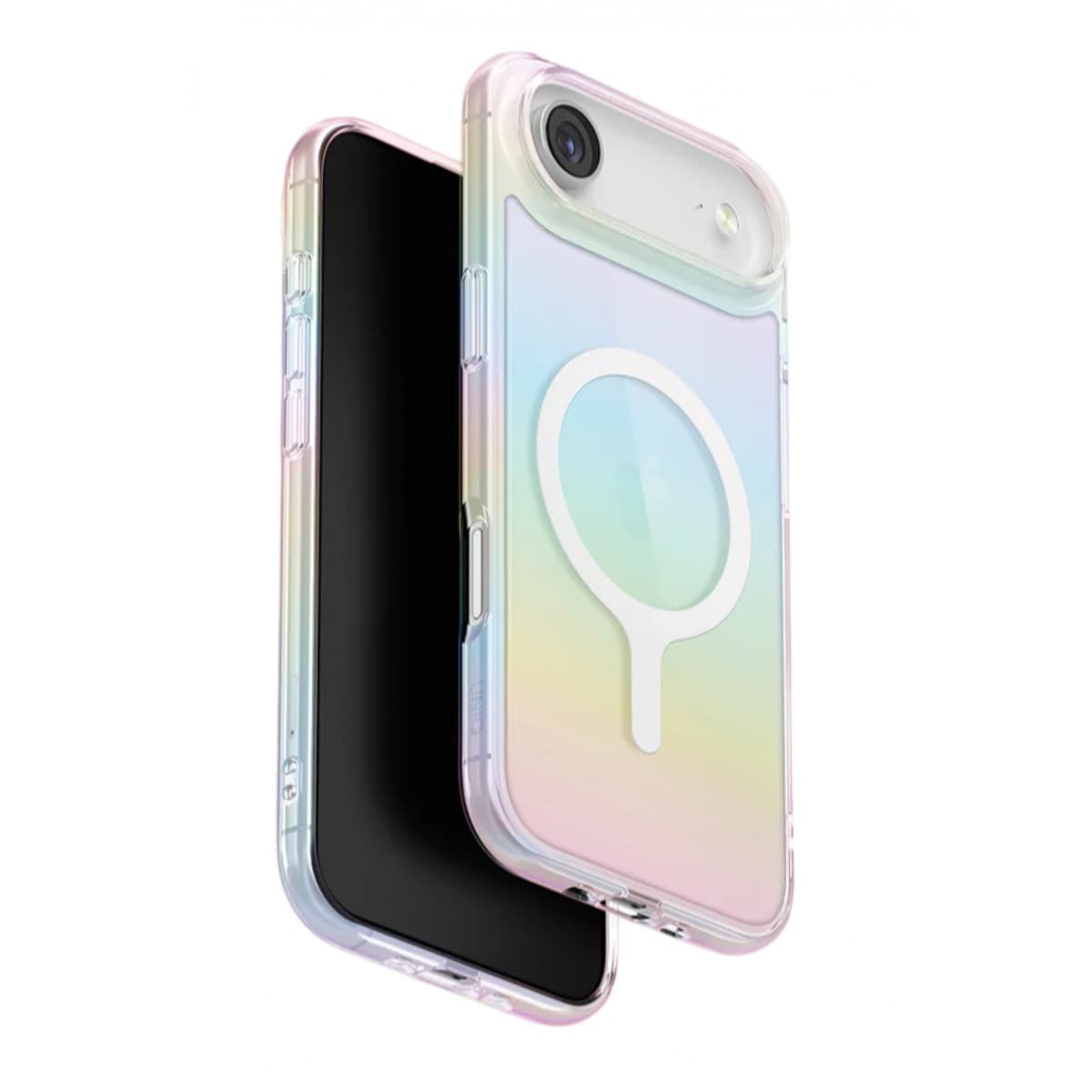 Husa Telefon, Flippy, Compatibila iPhone 17 Air, Model Cameleon, Magsafe, Schimbare Gradient de Culoare din Unghiuri