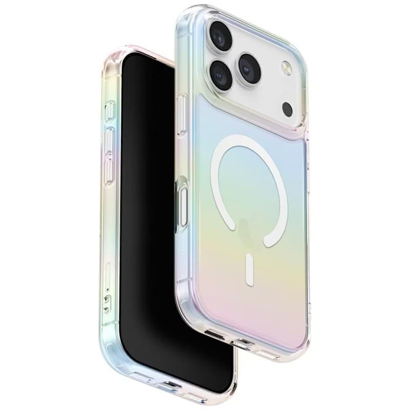 Husa Telefon, Flippy, Compatibila iPhone 17 Pro, Model Cameleon, Magsafe, Schimbare Gradient de Culoare din Unghiuri