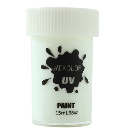 Vopsea pentru Fata si Corp, Flippy, cu Pigment Fosforescent UV, 15 ml, Alb