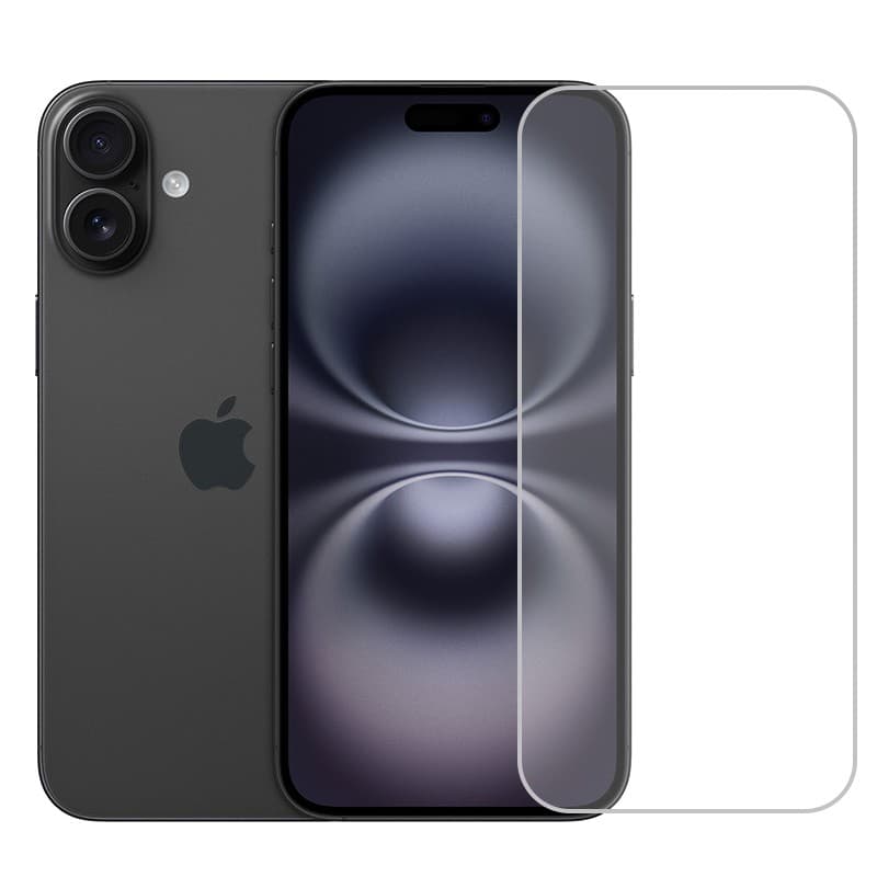Folie de Protectie pentru Apple iPhone 16, Flippy, Sticla Securizata 3D, High Definition pentru Ecran complet, Anti Zgirieturi, Anti bule, Transparenta