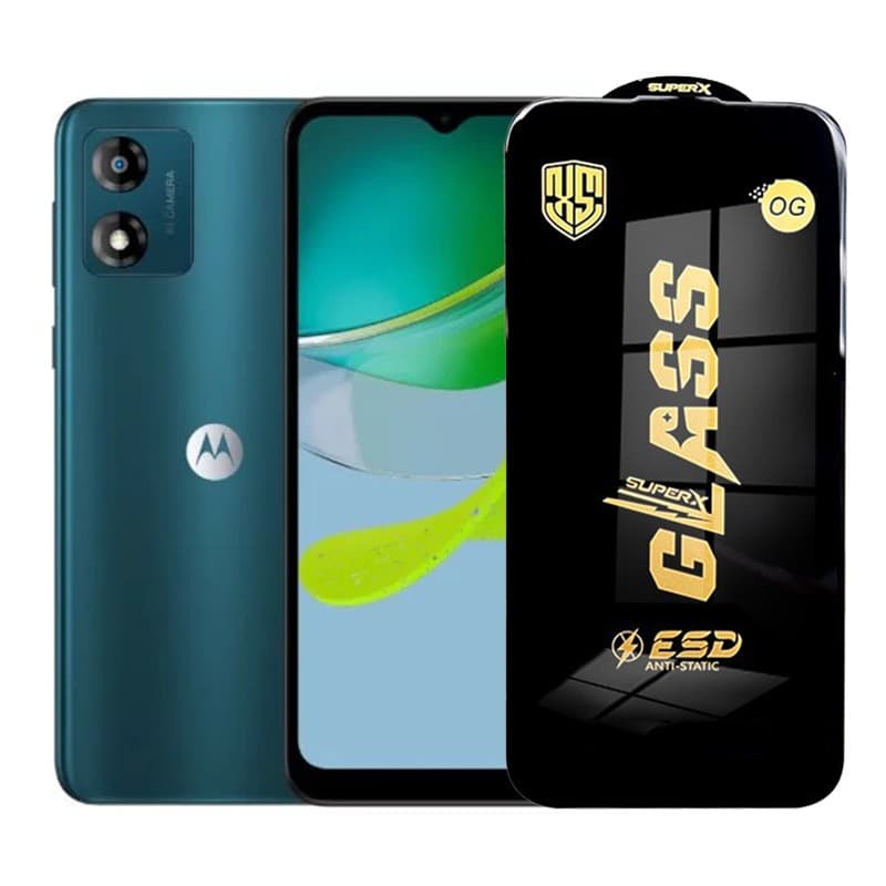Folie de Protectie pentru Motorola Moto E13, Flippy, Sticla Securizata ESD, Margini Negre, Rezistenta la Zgirieturi