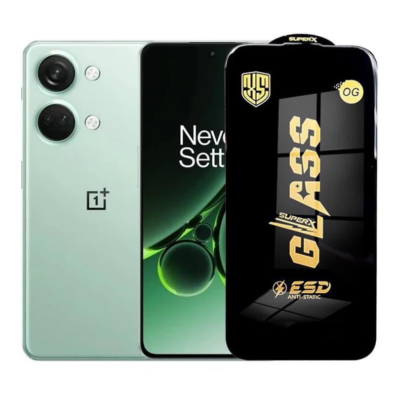 Folie de Protectie pentru OnePlus Nord 3, Flippy, Sticla Securizata ESD, Margini Negre, Rezistenta la Zgirieturi