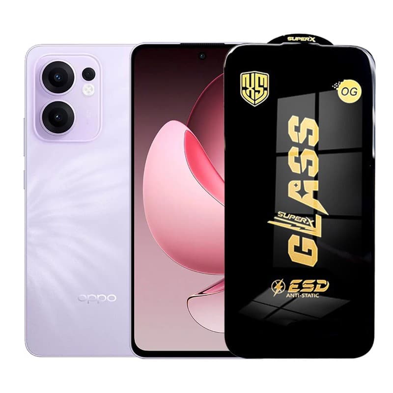 Folie de Protectie pentru Oppo Reno13 F, Flippy, Sticla Securizata ESD, Margini Negre, Rezistenta la Zgirieturi, Antistatica, 0.35 mm, Transparenta