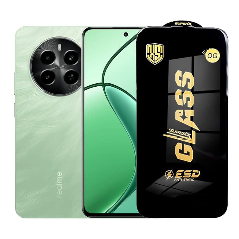 Folie de Protectie pentru Realme P1, Flippy, Sticla Securizata ESD, Margini Negre, Rezistenta la Zgirieturi, Antistatica