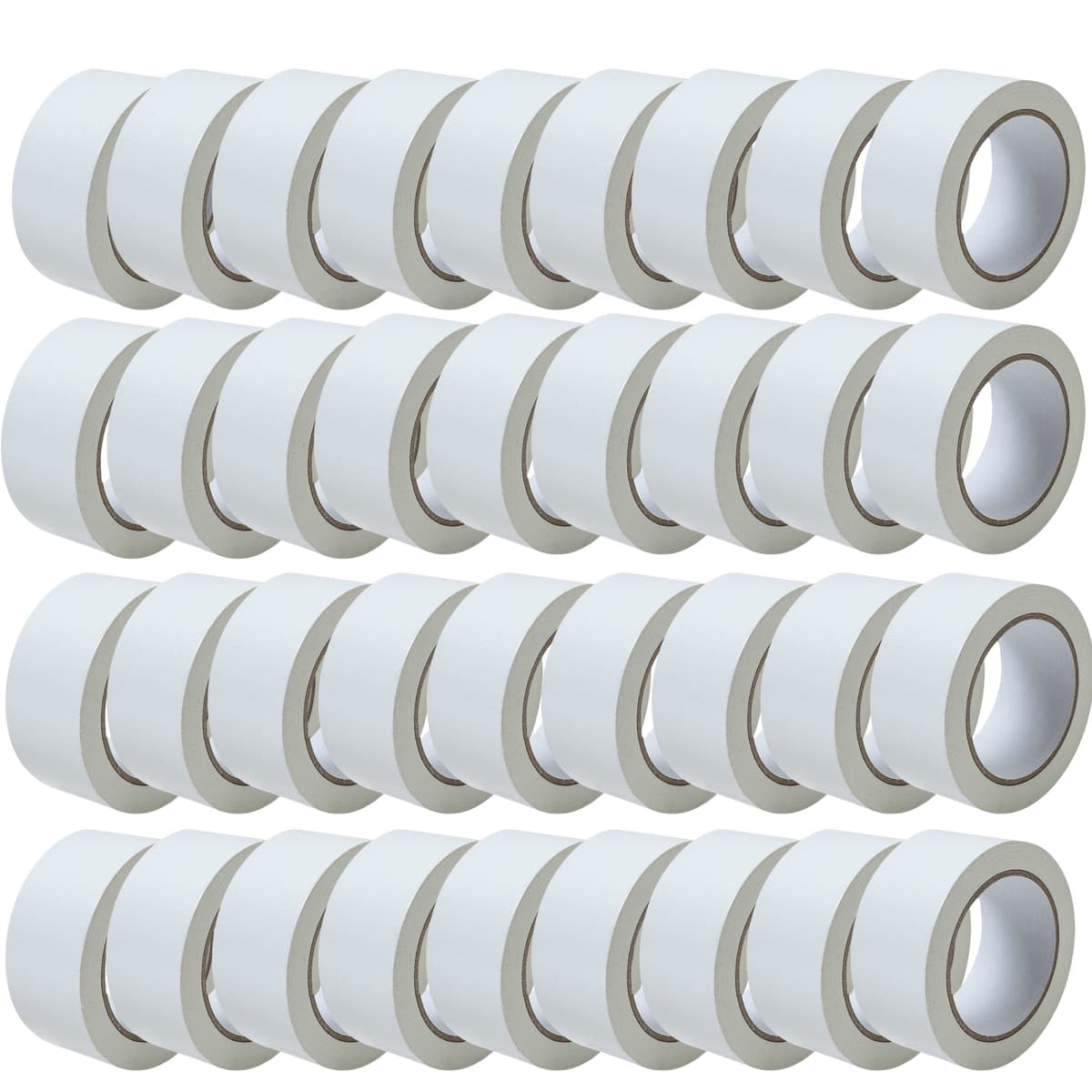 Set 36 Role Banda Adeziva, Low Noise, 5cmx66 m/Rola, Adeziv Acrilic, Ambalare Colete/Pachete, Alb