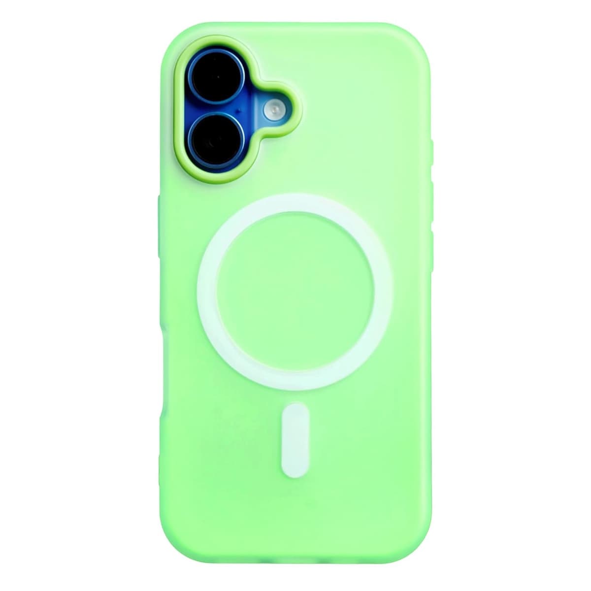 Husa Telefon Jelly Magnetic 2in1, Flippy, Compatibila cu Apple iPhone 17, din PC+TPU, Magsafe, Finisaj Mat, Verde
