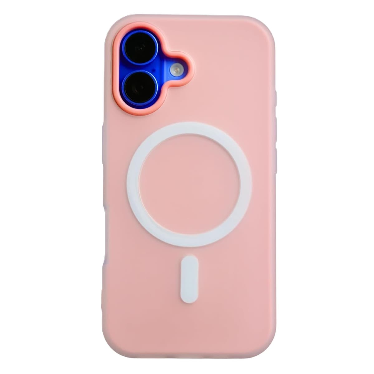 Husa Telefon Jelly Magnetic 2in1, Flippy, Compatibila cu Apple iPhone 17, din PC+TPU, Magsafe, Finisaj Mat, Roz