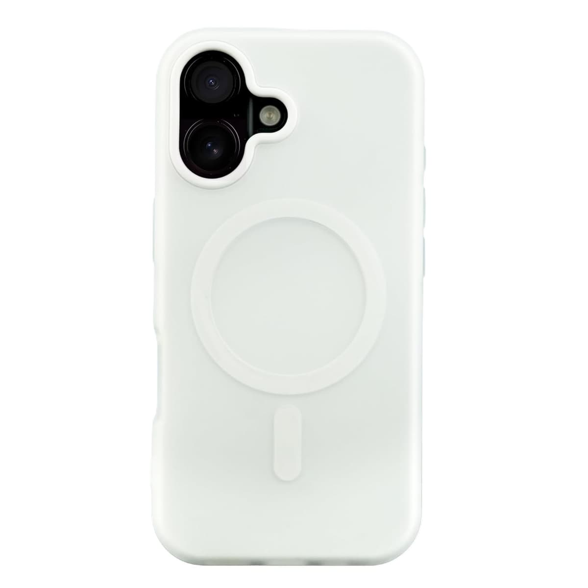 Husa Telefon Jelly Magnetic 2in1, Flippy, Compatibila cu Apple iPhone 17, din PC+TPU, Magsafe, Finisaj Mat, Alb
