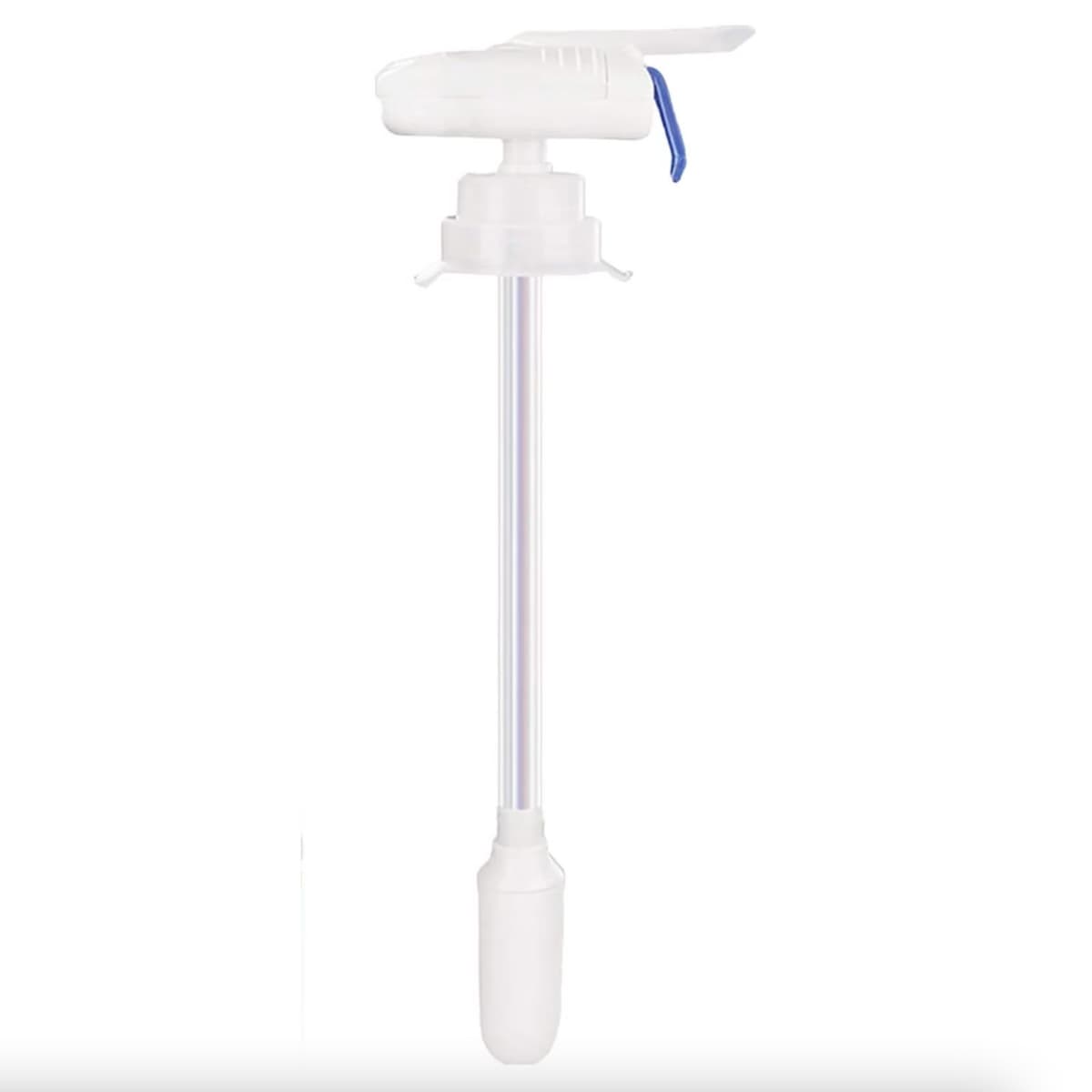 Dispenser Dozator Automat pentru Bauturi, Flippy, Dozator Electric Automat pentru Bidon de Apa, cu Baterii AA, 34 x 11 cm, Alb/Albastru
