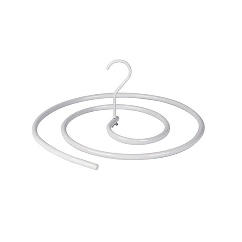 Uscator de Rufe Spiralat, Flippy, din Otel Inoxidabil de 10 mm, Detasabil, 40 x 43 x 18 cm, Alb