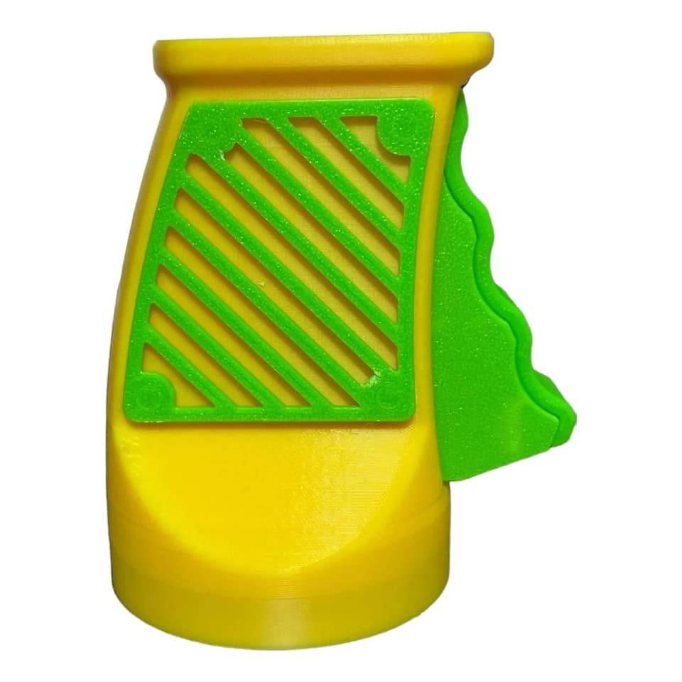 Desfacator Doze, Flippy, din ABS, 10.7 x 8 cm, Manual, Galben/Verde