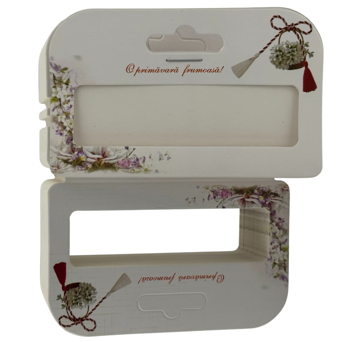 Set 100 Bucati Ambalaje de Carton pentru Martisor, Flippy, Cutii Bratara, Model Ghiocei