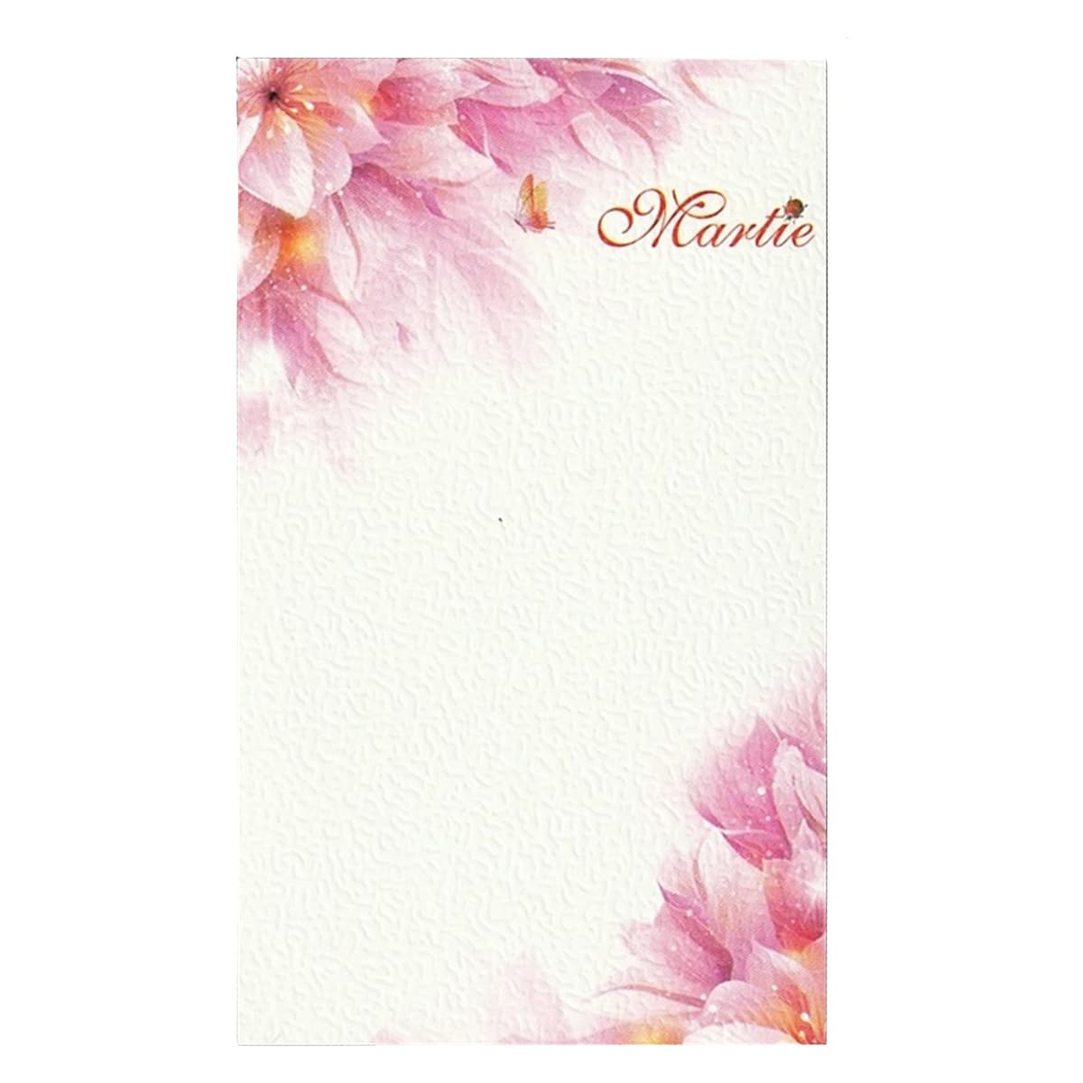 Cartonas pentru Martisor, Flippy, Set 200 buc, Desing Traditional de Primavara, Carton Rezistent, Model Flori de Cires