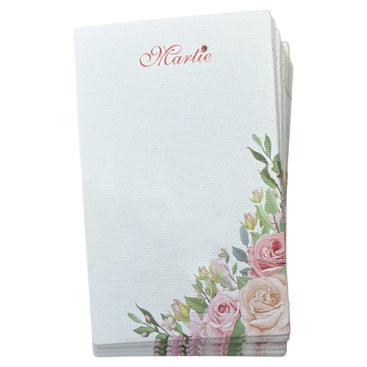 Cartonas pentru Martisor, Flippy, Set 200 buc, Desing Traditional de Primavara, Carton Rezistent, Model Trandafiri