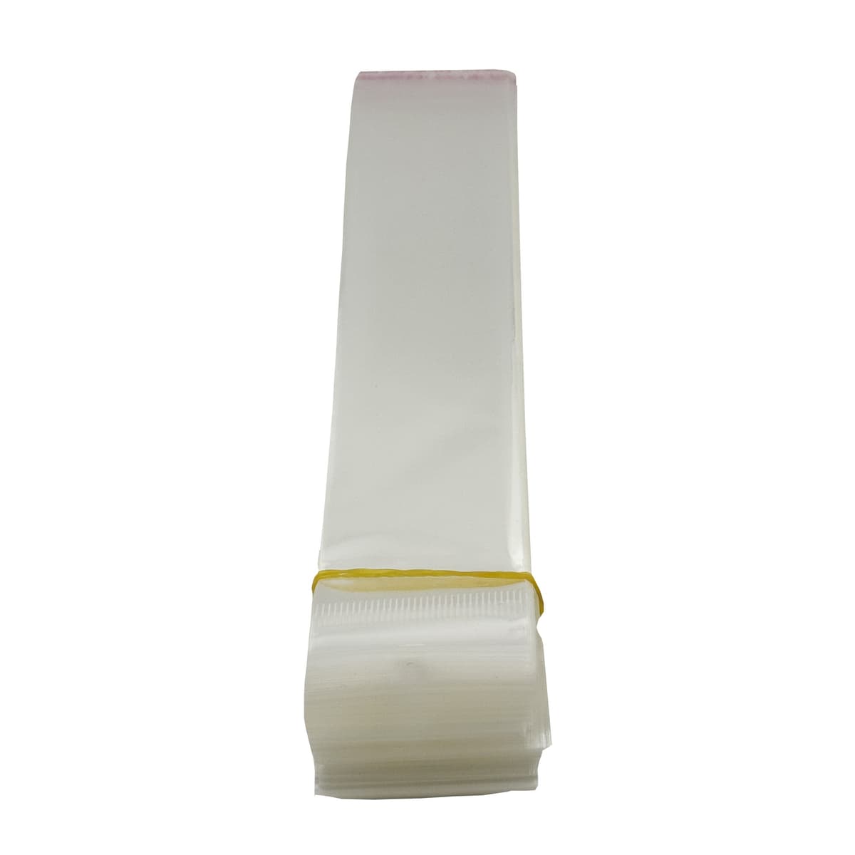 Set 200 Bucati Pungulite Transparente pentru Martisoare sau Bratari, Flippy, 21x4 cm, Impermiabile, Inchidere Tip Autoadeziv
