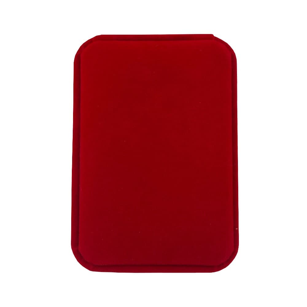 Set 12 Cutii de Bijuterii, Flippy, Forma Dreptunghiulara , Exterior Catifea Rosie, pentru Ocazii Speciale, Usor de Transportat, 100x70x45 mm, Design Elegant