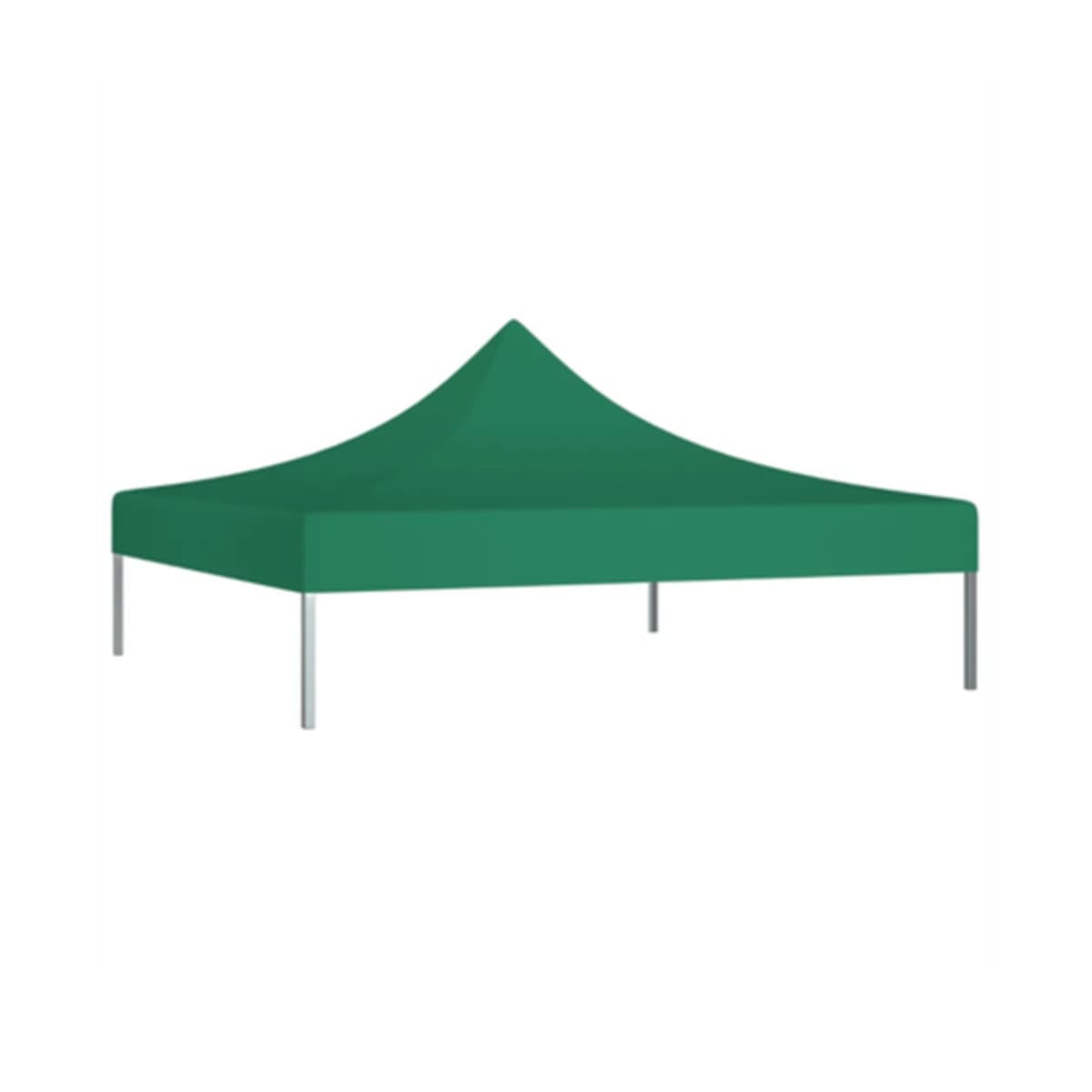 Copertina pentru Pavilion, Flippy, Acoperis Cort, Pliabil, Copertina Rezistenta 420D, 185 g/m2, Protectie Ideala la Soare si Ploaie, 3 x 3 m, Verde
