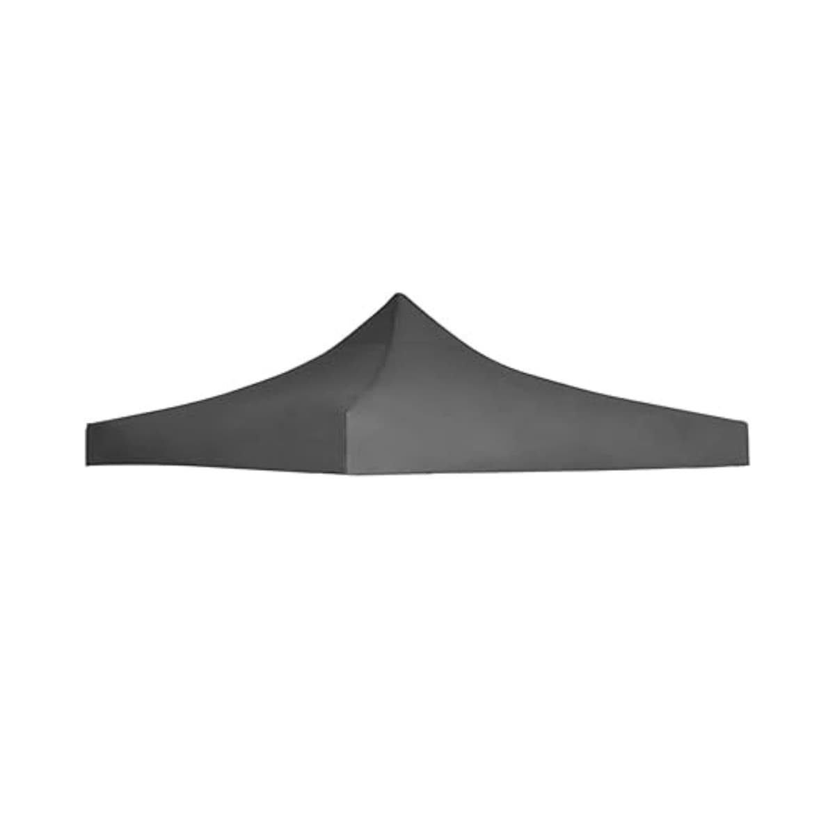 Copertina pentru Pavilion, Flippy, Acoperis Cort, Pliabil, Copertina Rezistenta 420D, 185 g/m2, Protectie Ideala la Soare si Ploaie, 3 x 3 m, Gri