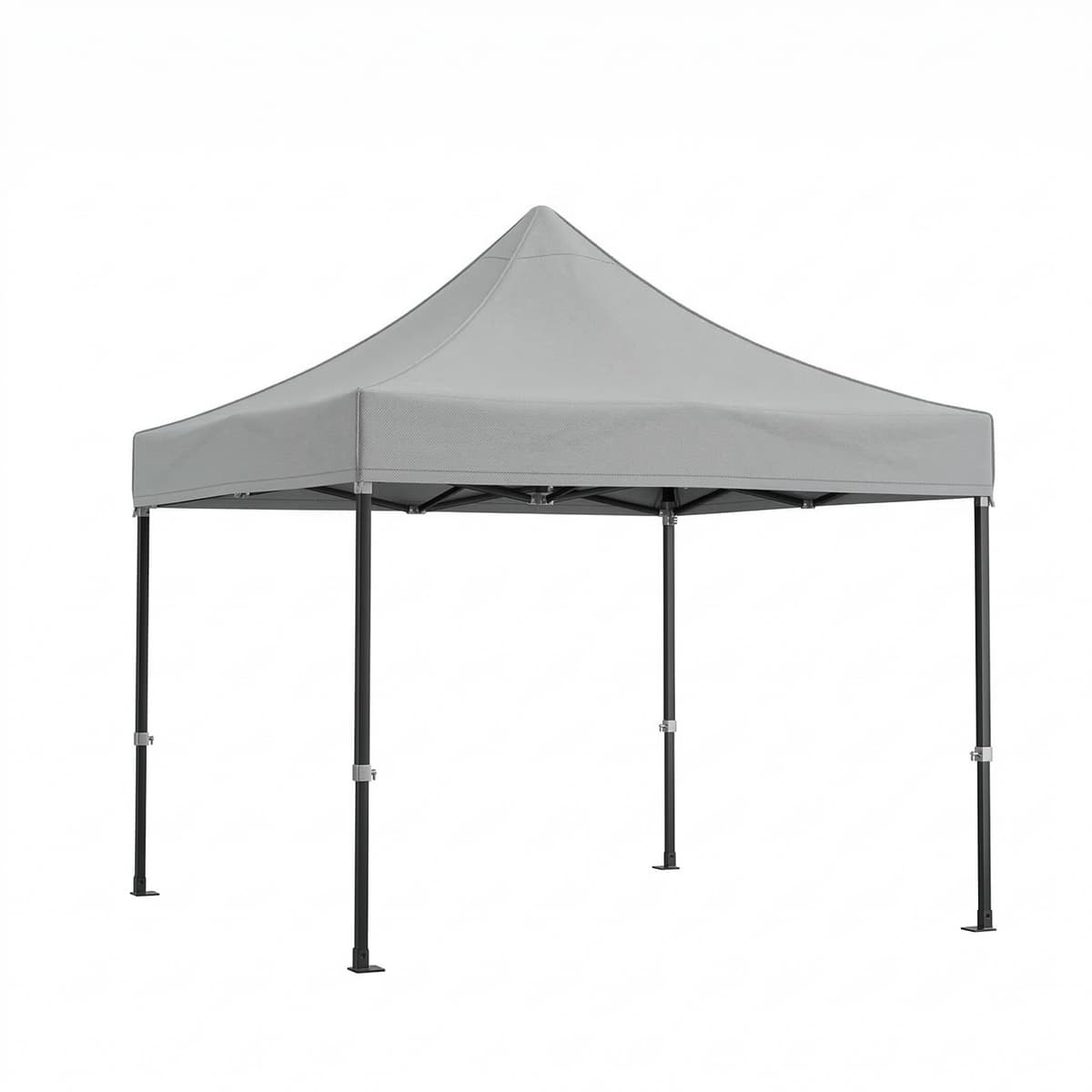 Cort Pavilion 3x3m, Flippy, Cadru Metal Pliabil Ranforsat, Acoperis 420D 280gram/mg PVC Polyester Oxford pentru Curte, Gradina, Evenimente, Alb