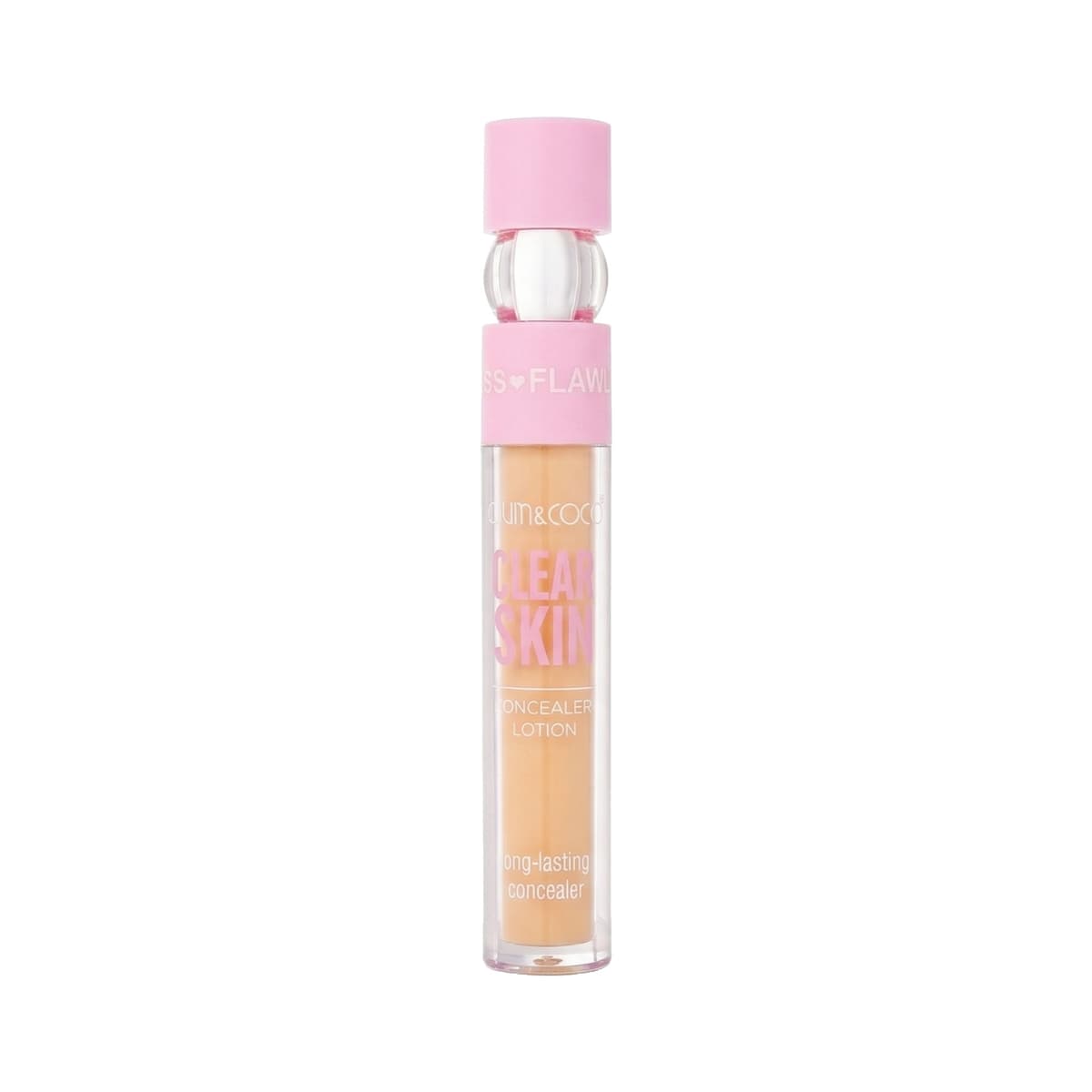 Corector Lichid pentru Ten, Kevin Coco, Clear Skin, Nuanta Bej Deschis, Subton Roz Piersica