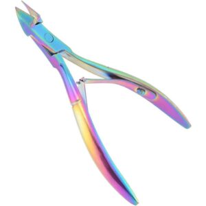 Cleste pentru Unghii si Cuticule, Flippy, din Otel Inoxidabil, Protectie Varf, 17 x 7 x 2 cm, Multicolor